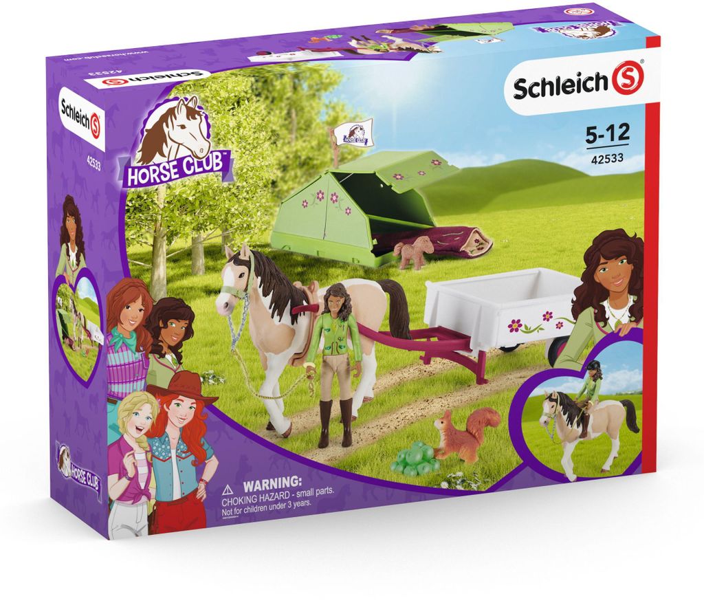 schleich HORSE CLUB 42533, Akcja/Przygoda, Camping, Horses, Zdjęcie produktu 