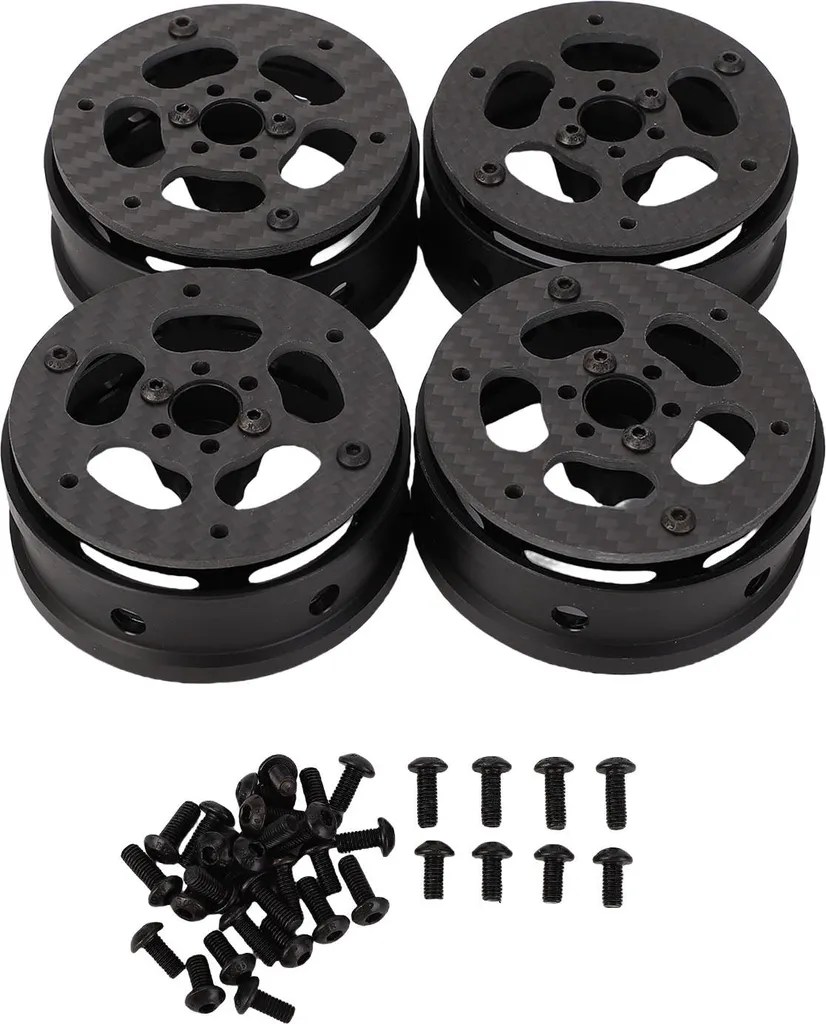 Roues Beadlock 2.2'' Ultra Léger Matériau Composite pour RC 1/10 Set