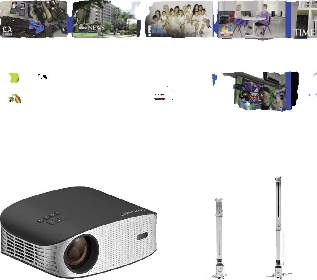 Projecteur Cinéma Maison Touyinger ET32 Full HD Idéal Soirées Netflix