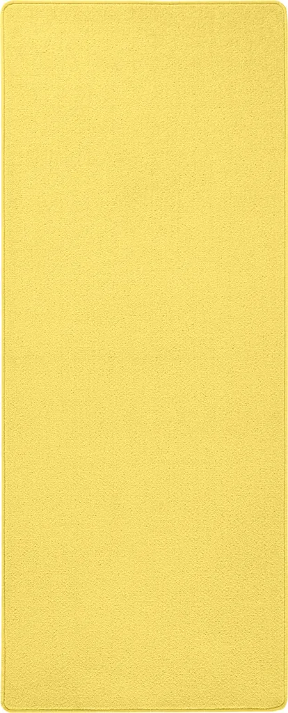 Tapis de couloir Hanse Home Fancy jaune poil court 80x200cm moderne