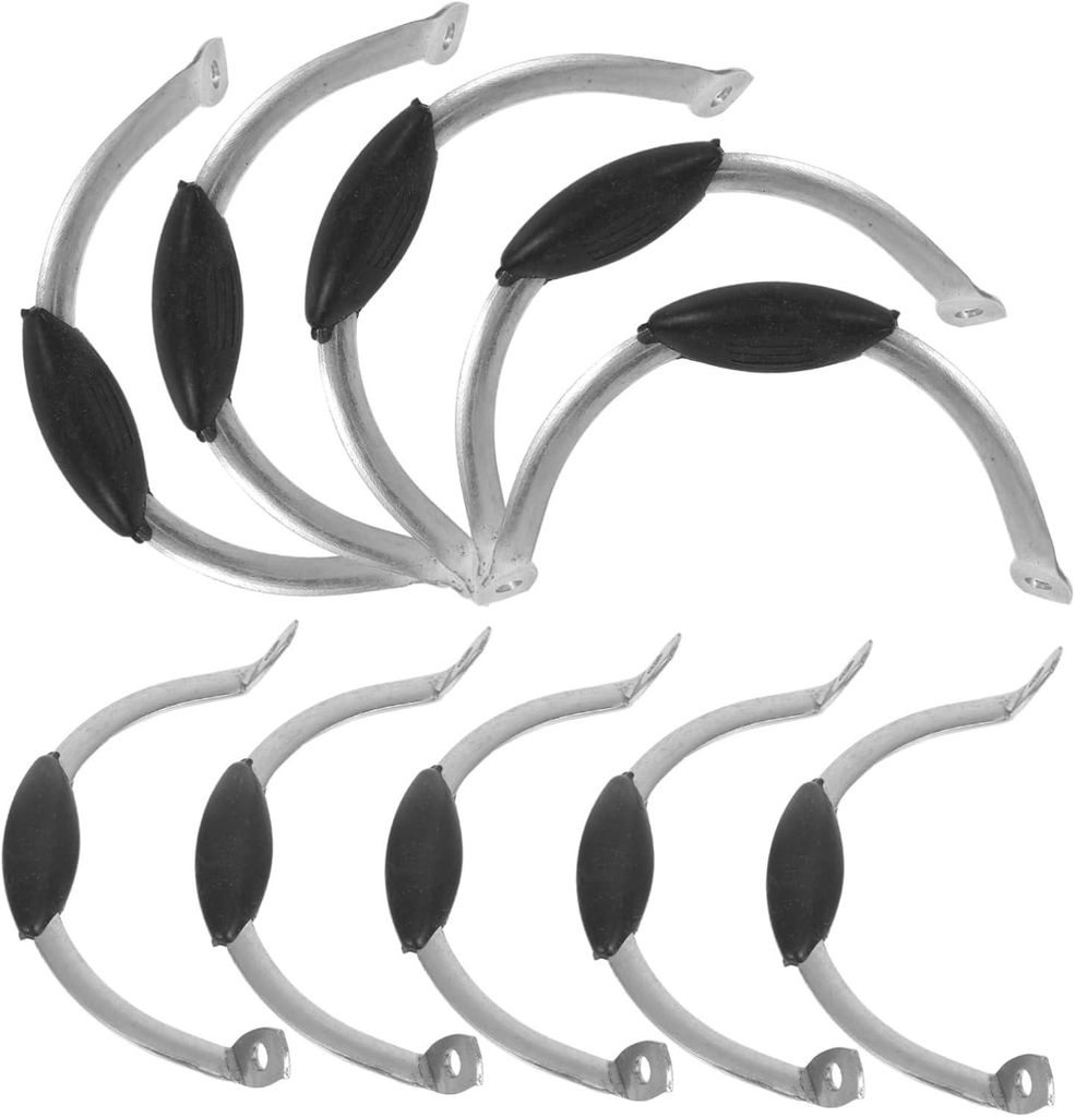 10-teiliges Set Ersatzgriffe fš¹r T?pfe und Pfannen aus Edelstahl, fš¹r Dampfgarer, Woks und Suppent?pfe