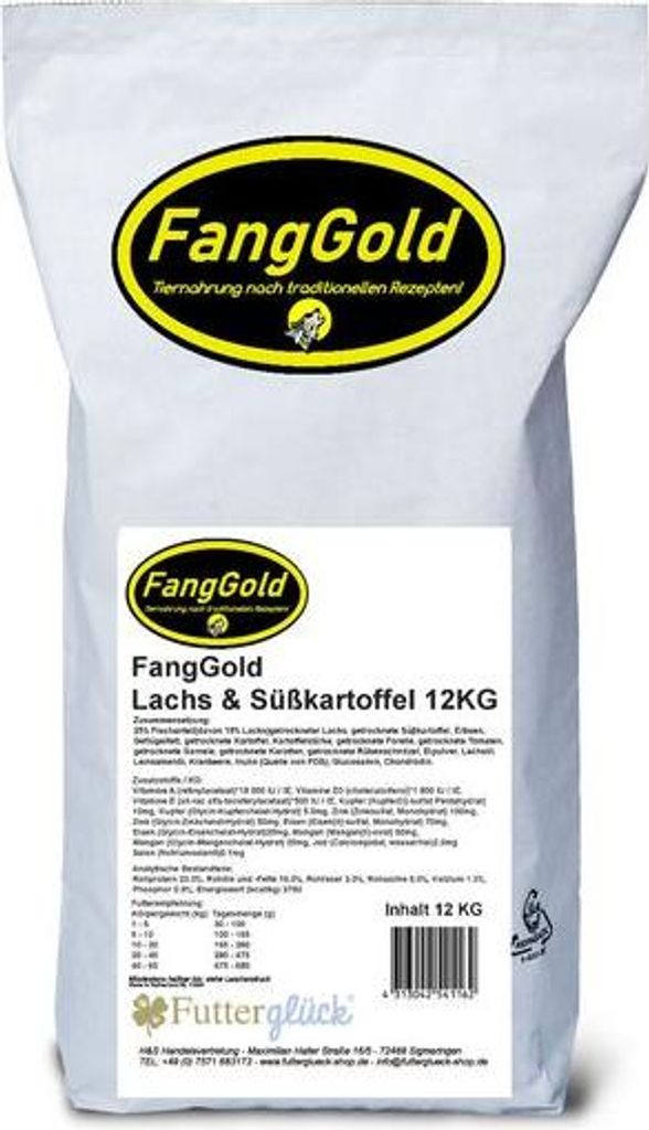 FangGold Lachs & Süßkartoffel 12 kg