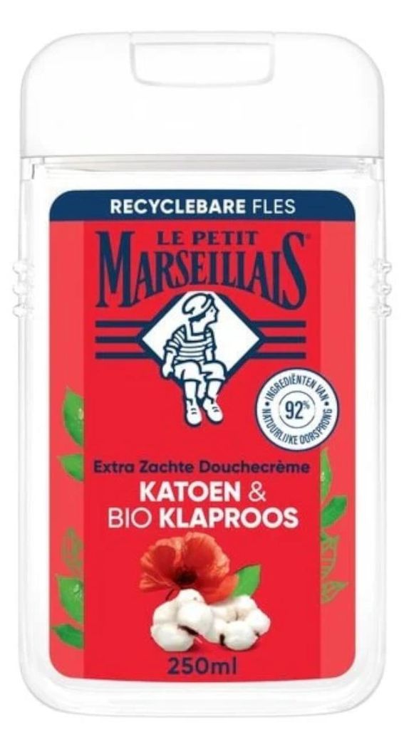 Le Petit Marseillais Douche Crème - Katoen & Bio klaproos 250ML