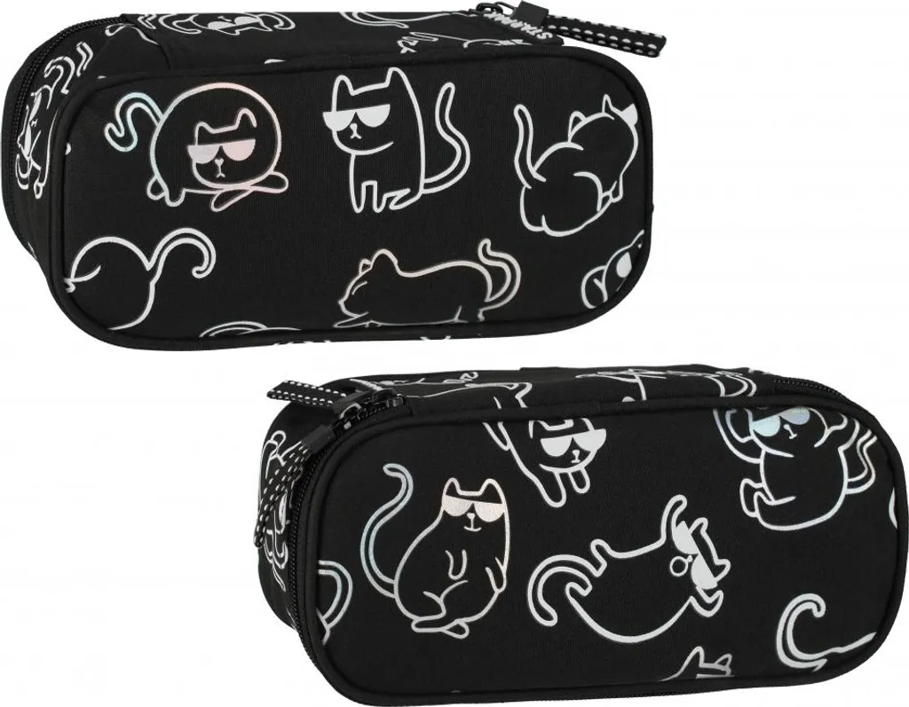 Marsupio Starpak Holo Cat Ovale | Borsa da Vita Resistente Gatto