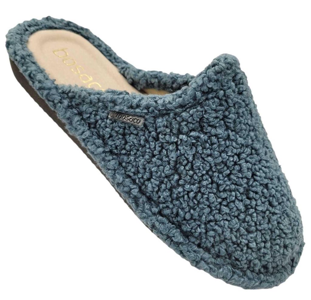 Bosaco Damen Hausschuhe Flauschige Pantoffeln Plüsch Winter Warme Slipper Schlappen Lederinnensohle Gr. 36-41
