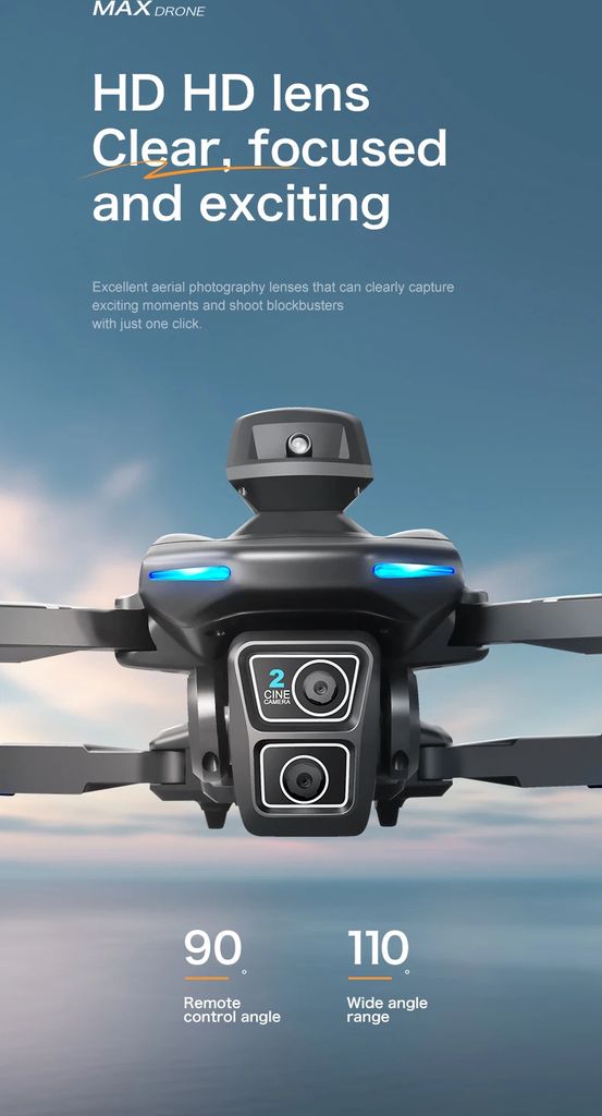 Dron s kamerou 6K dospělý GPS dron pro děti | Kaufland.cz