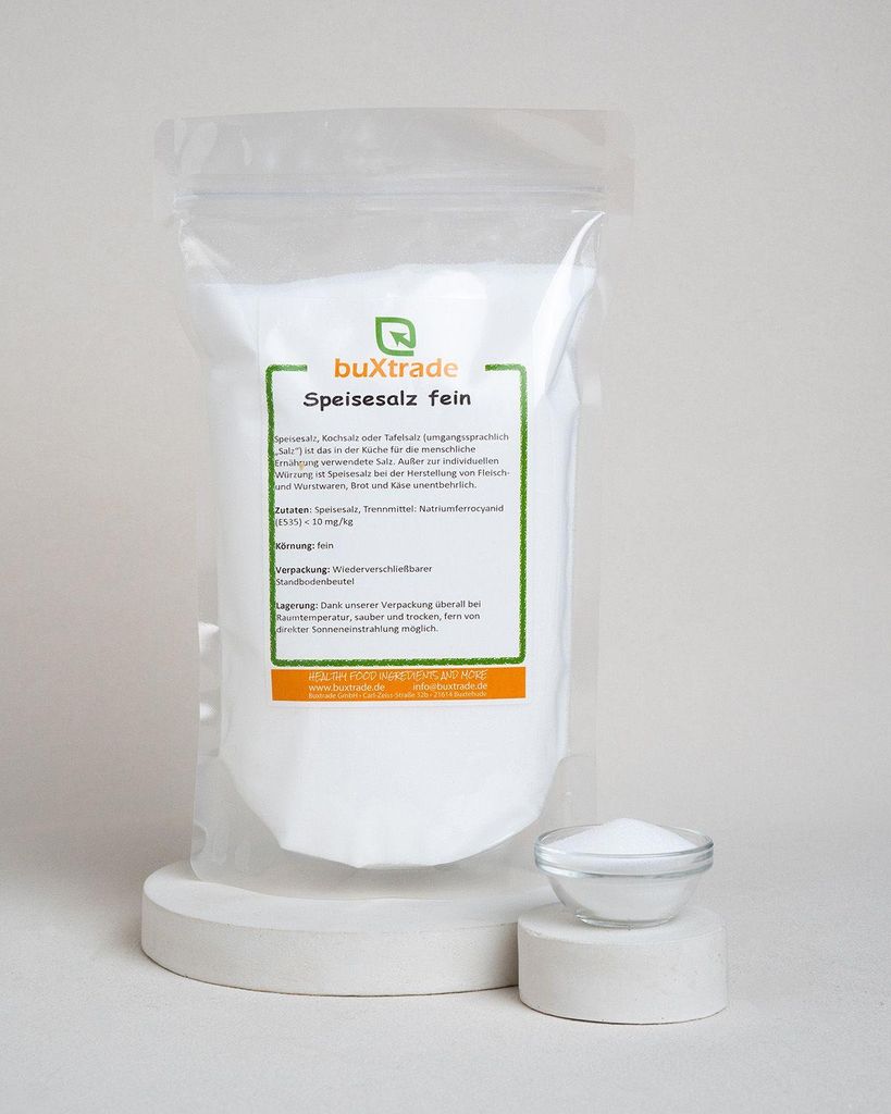 10 kg Speisesalz | Jodfrei | Siede fein | Produktbild 
