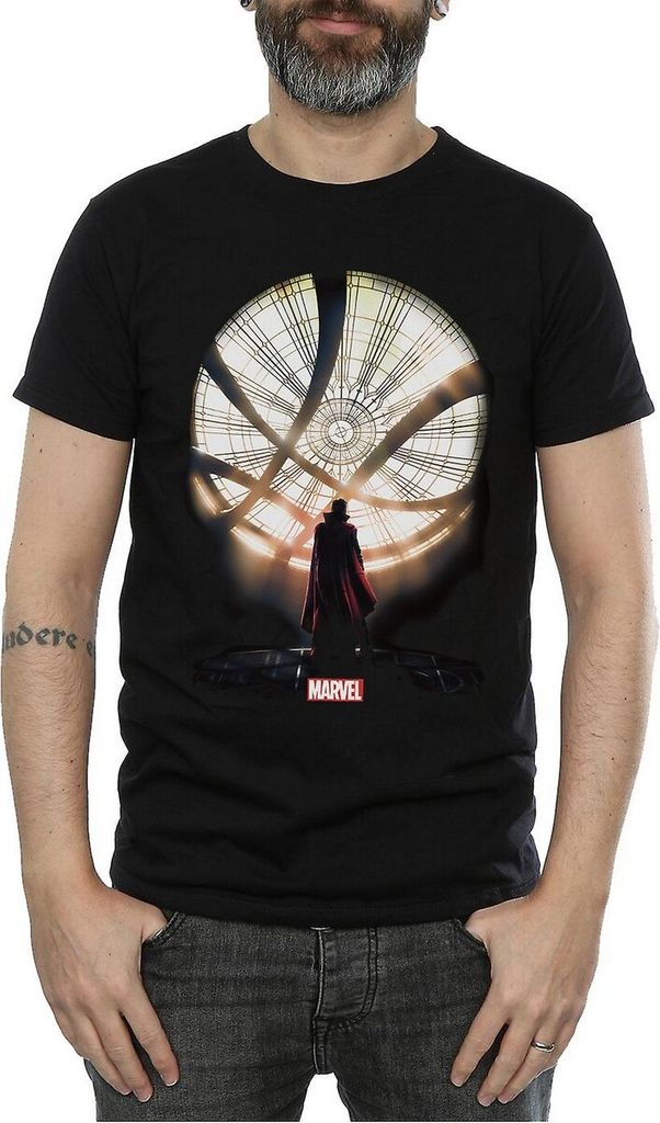 Doctor Strange - "Sanctum Sanctorum" T-Shirt für Herren BI1381 (L) (Schwarz)