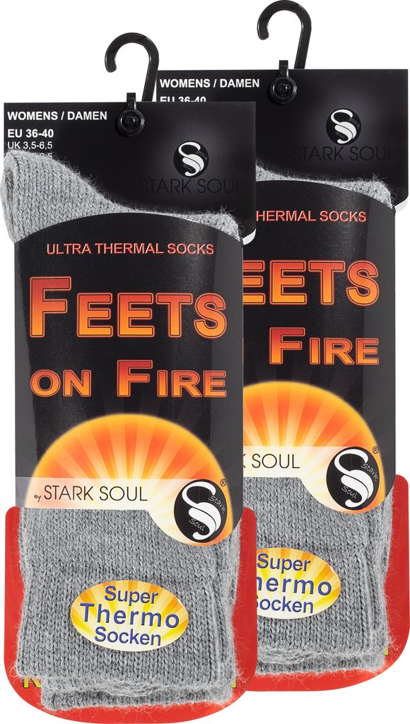 Stark Soul® Thermo Socken 2er Pack FEETS on FIRE 36-40 Produktbild 