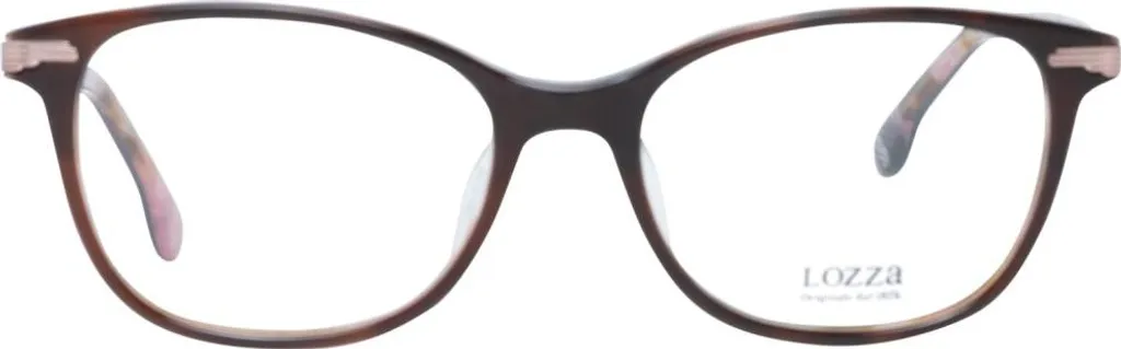 Lunettes de vue marron Lozza VL4106 50 pour lire et travailler style