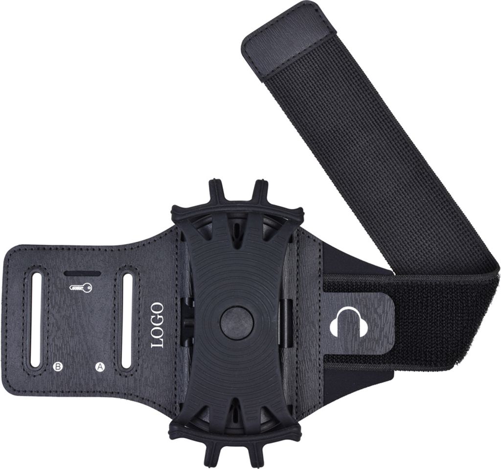 Handyhalterung fürs Armband zum Laufen, drehbares und abnehmbares Sportarmband mit Schlüsselhalter