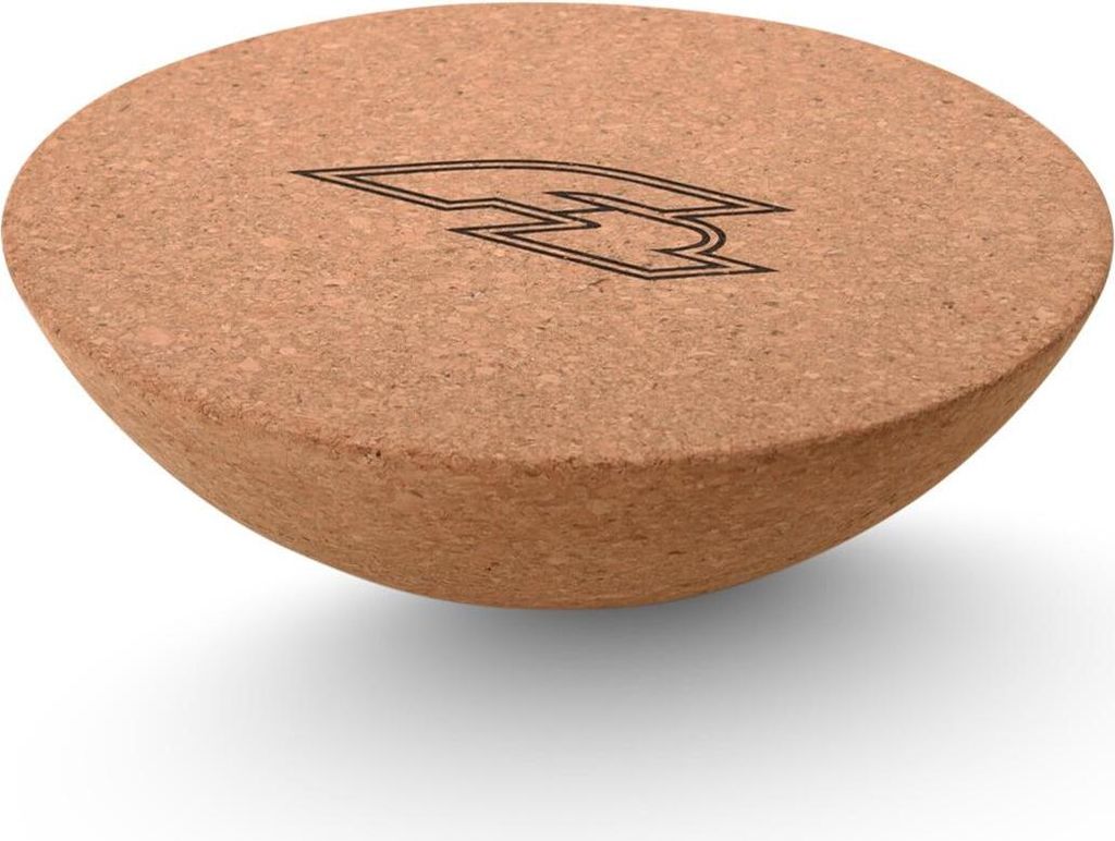 F2 Balance Board Korkrolle Halbkugel Balanceboard Holz Produktbild 
