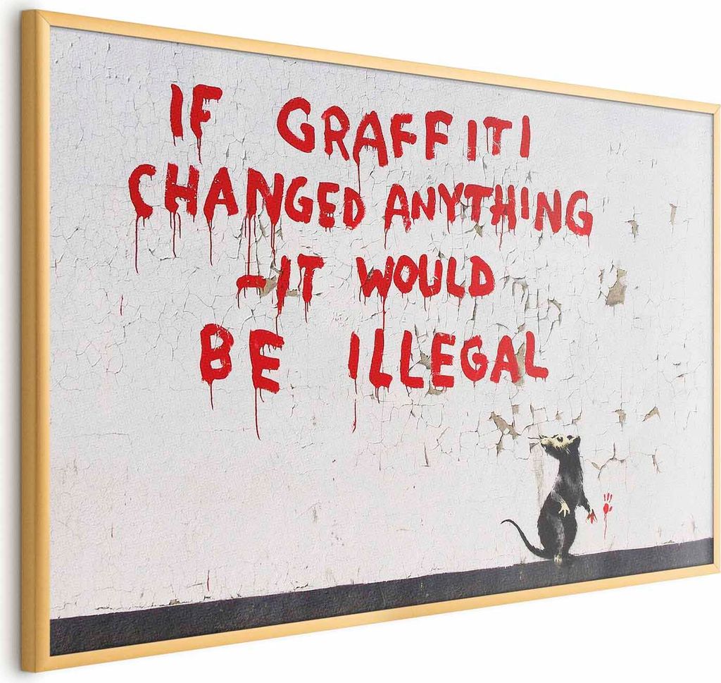 Posterpapier Poster - Graffiti Quote 42x29.7 cm Streetart i-C-0154-ao-a