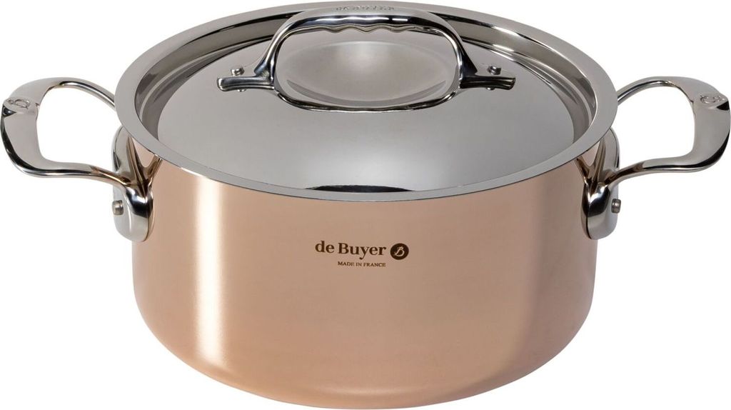 De Buyer Prima Matera Bratentopf Kupfer/Edels. 20 cm Produktbild 