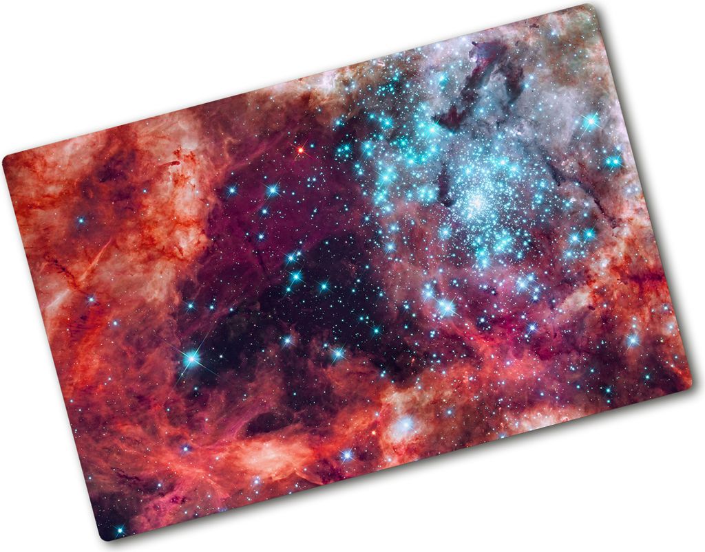 Tulup Glas Herdabdeckplatte - 80x52 cm - Glaskeramikkochfeld-Abdeckung Spritzschutz Glasabdeckplatte - Einteilig - Weltall & Science-Fiction - Mage...