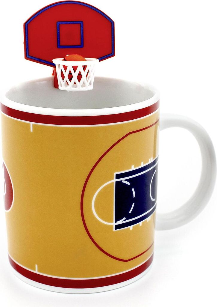 Winkee - Tazza da basket con canestro e palla | Tazza da Immagine del prodotto 