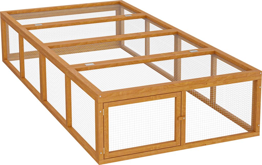 Wiltec XXL Freilaufgehege Holz 1800 x 900 x 480 mm, Kasten Produktbild 