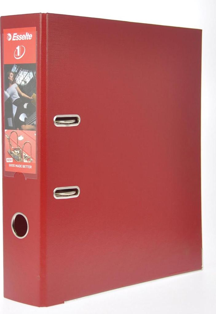 Esselte – Power N°1 Burgunderroter Ordner, Rücken 7,5 cm