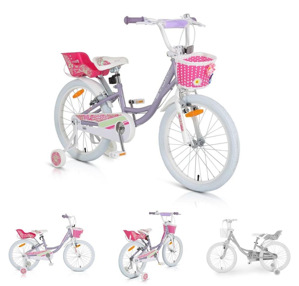 Byox Kinderfahrrad 20 Zoll Fashion Girl, Stützräder, Korb Produktbild 