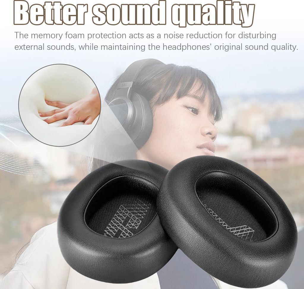 INF Náušníky pre JBL E65 BTNC/Duet NC/LIVE650 660 BTNC 1 Obrázok produktu 5