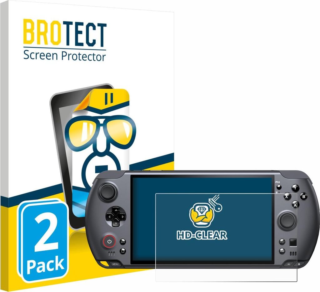2x Für GPD Win 5 Schutzfolie BROTECT Displayschutz Display Produktbild 