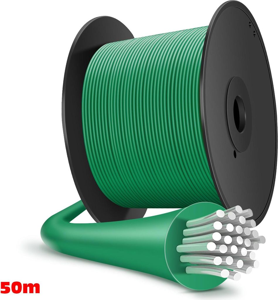 50m Begrenzungskabel Mähroboter Draht Kabel für Gardena Husqvarna Bosch Worx