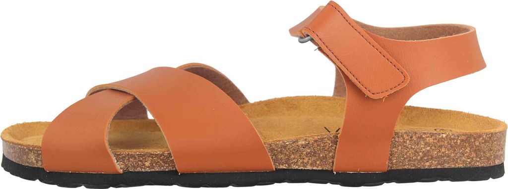 ELLA.shoes Bio-Champion Sandalen in Übergrößen Braun 520030-04 Cognac große Damenschuhe
