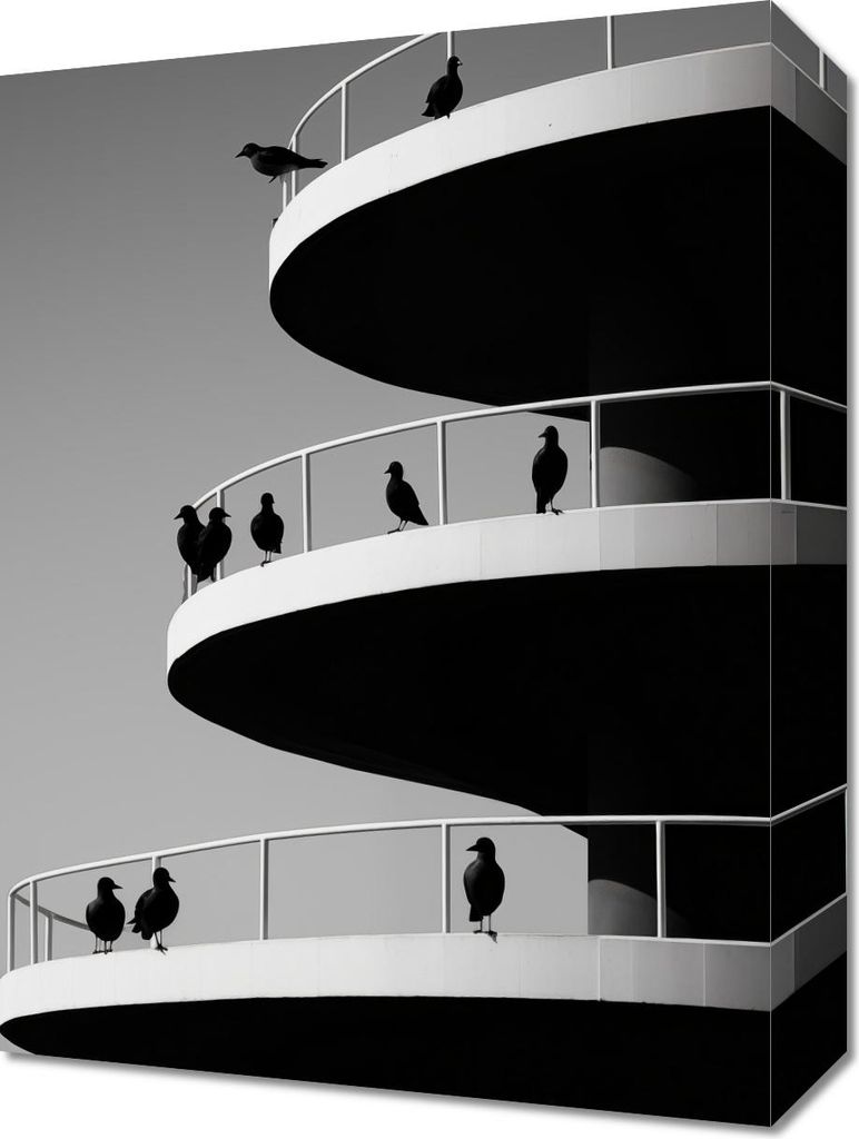 Bild 30x40cm Krähenfarben