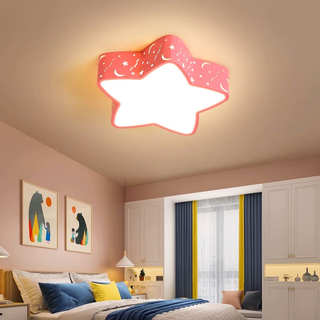 Lampe Deckenleuchte Kinderzimmerlampe Sternenlampe Moderne Minimalismus-Lampe Schlafzimmerlampe LED-Lampe mit 3 Farbtemperaturen B /XX50/