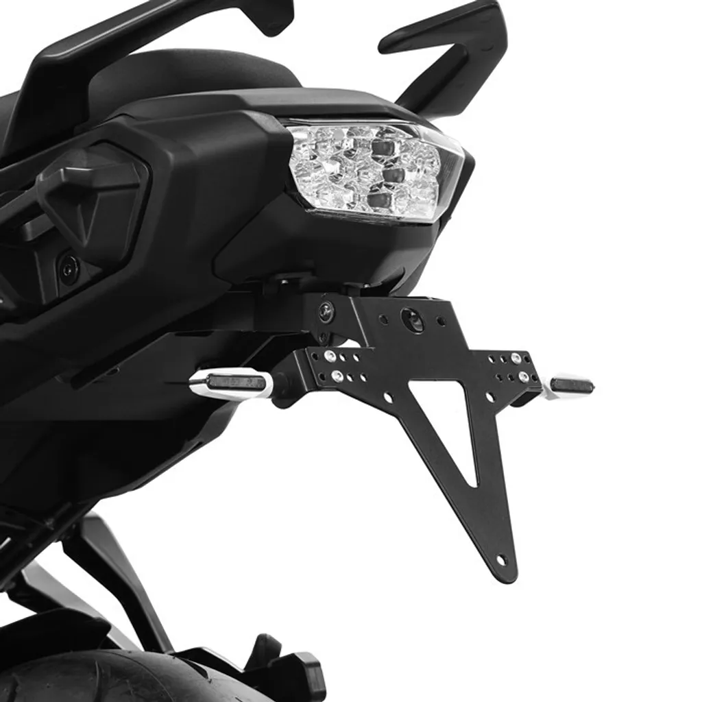 Support Plaque Suzuki GSX-S1000 GX GT 2022-2024 Acier Renforcé et LED