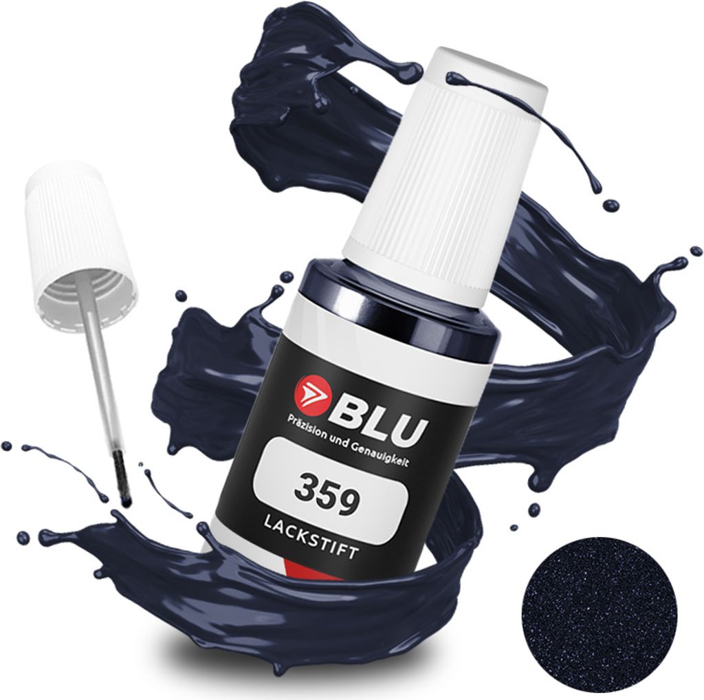 BLU Auto Lackstift Blau kompatibel für Mercedes 359 Produktbild 