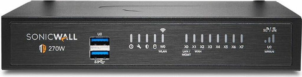 SonicWALL TZ270 - 2000 Mbps - 750 Mbps - 1000 Mbps - TCP/IP Immagine del prodotto 