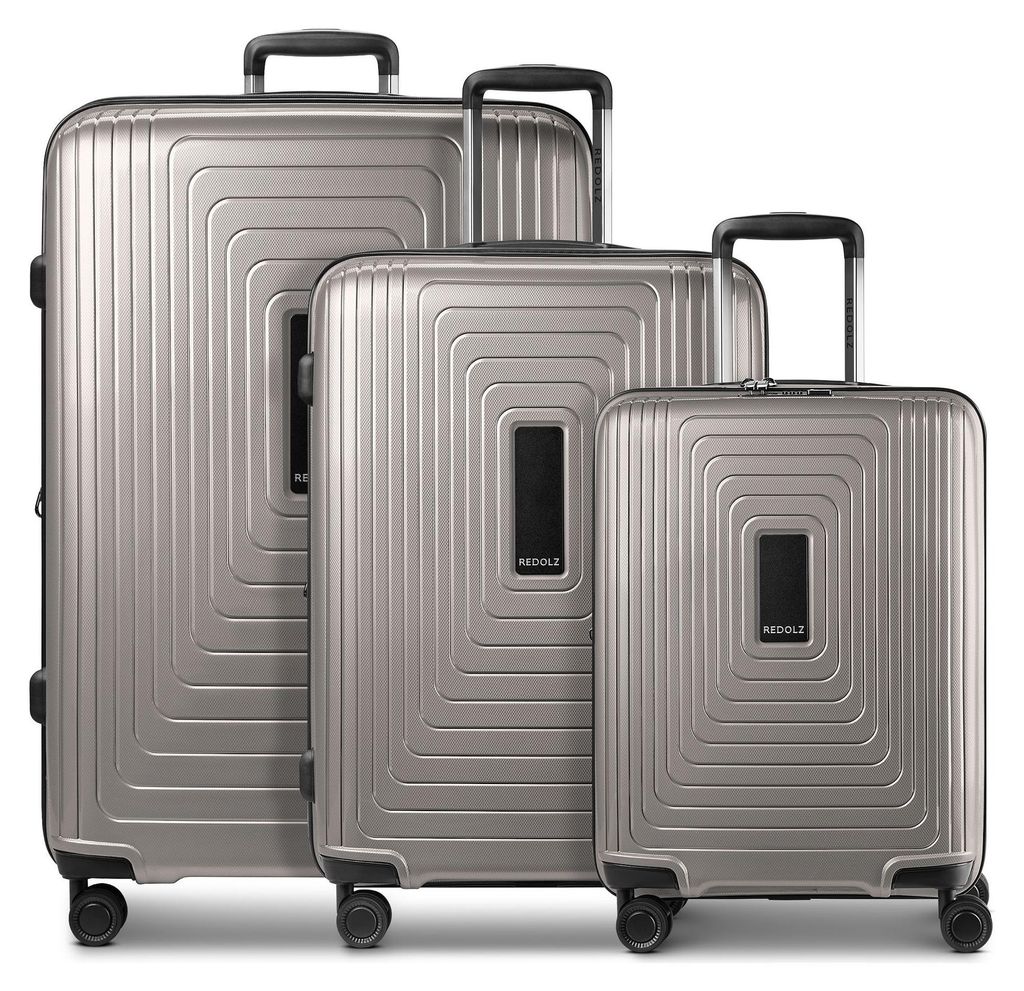 Redolz Essentials 14 4 Rollen Kofferset 3-teilig mit Dehnfalte