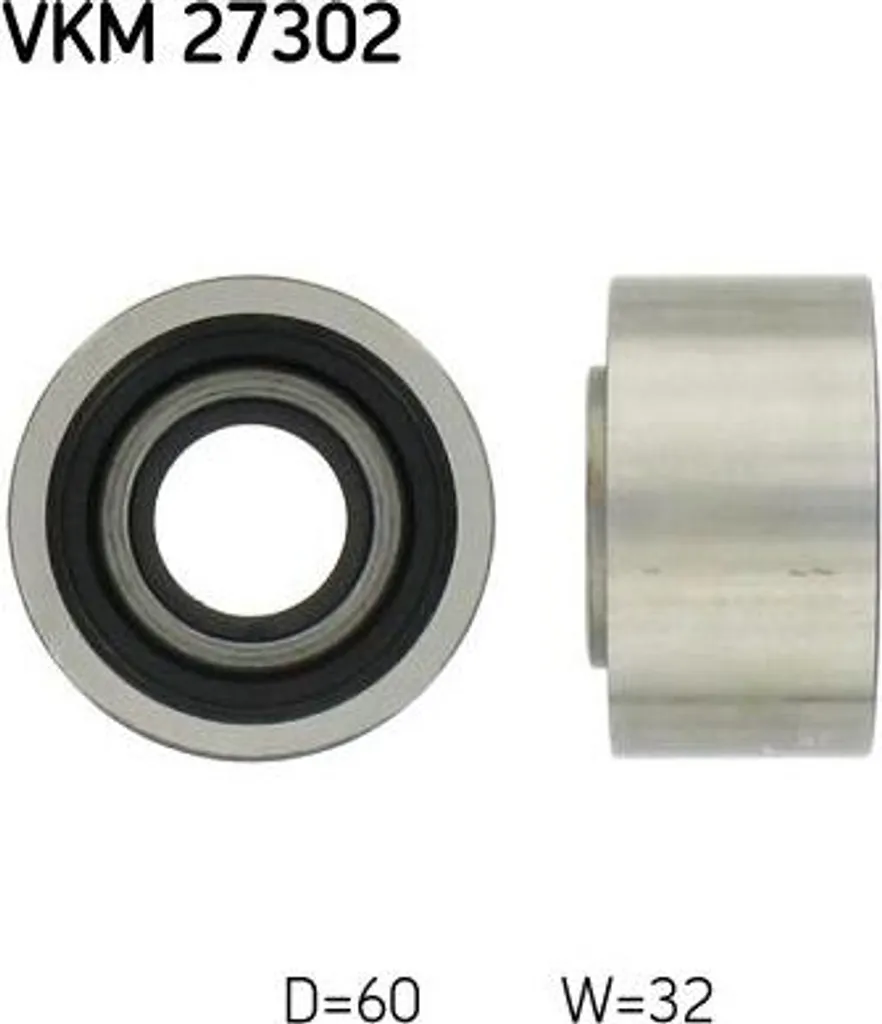 Rouleau de Guidage de Courroie Distribution VKM 27302 Compatible Honda
