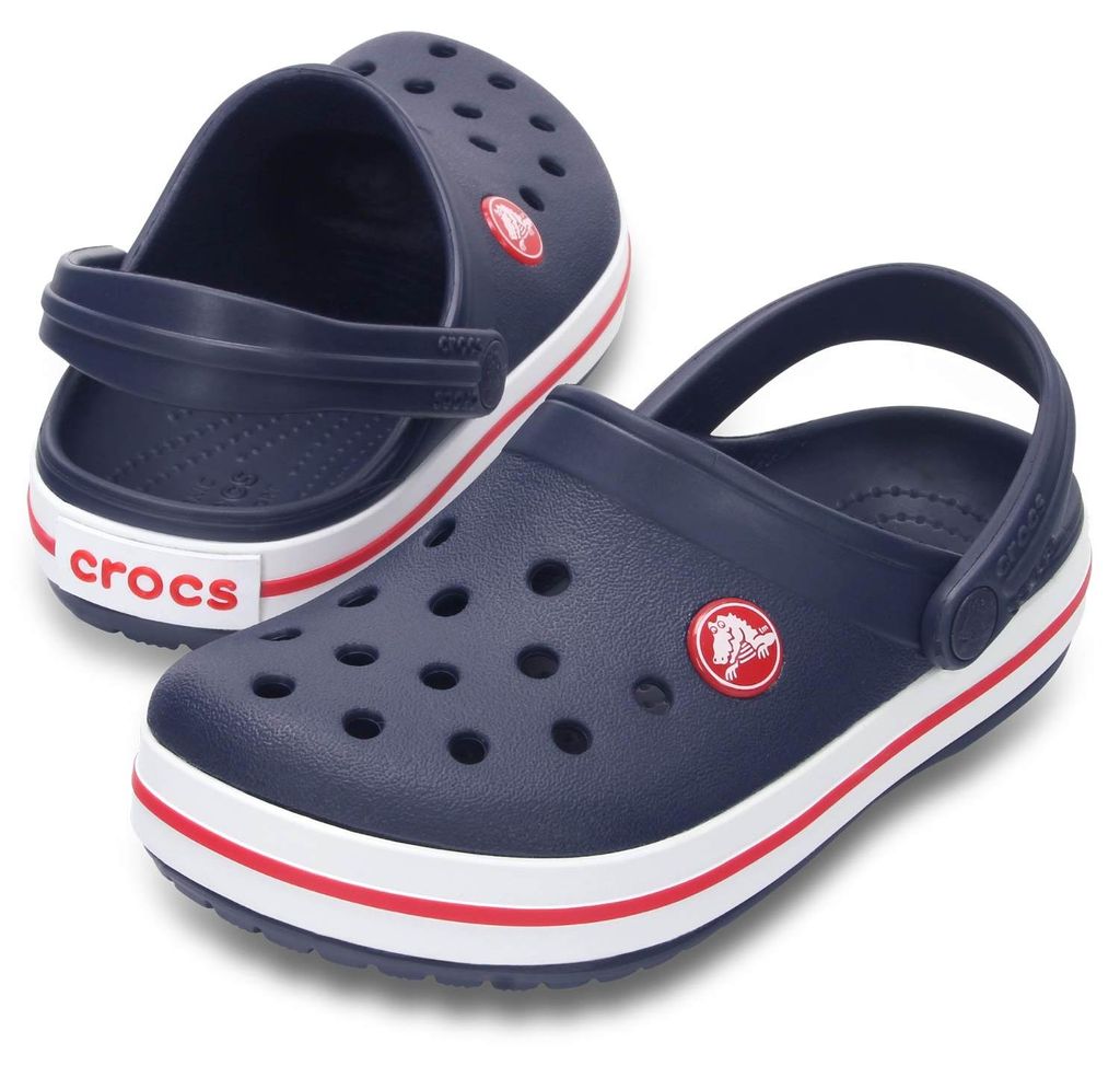 CROCS Crocband Kinder Clogs navy-rot NEU Gr.21-35 EUR 38-39 Zdjęcie produktu 