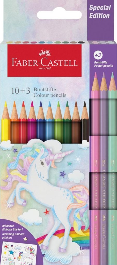Faber-Castell Kredki Unicorn 13 sztuk Zdjęcie produktu 