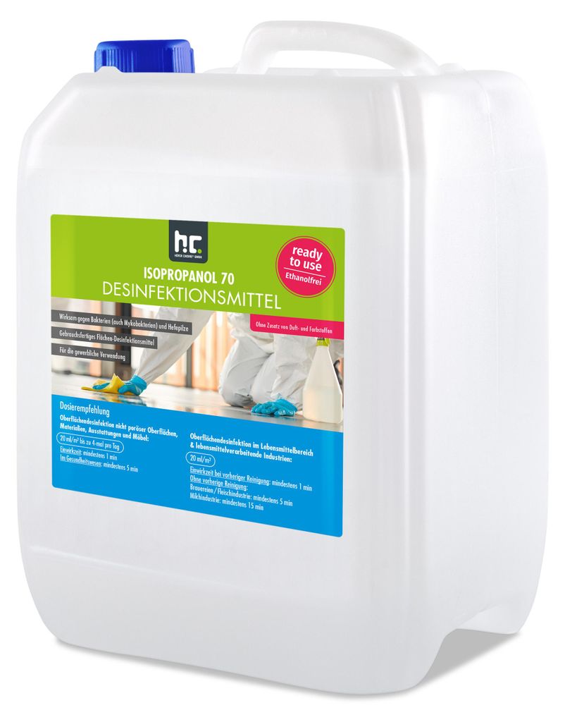 10 L Isopropanol 70 - Desinfektionsmittel für Oberflächen Produktbild 
