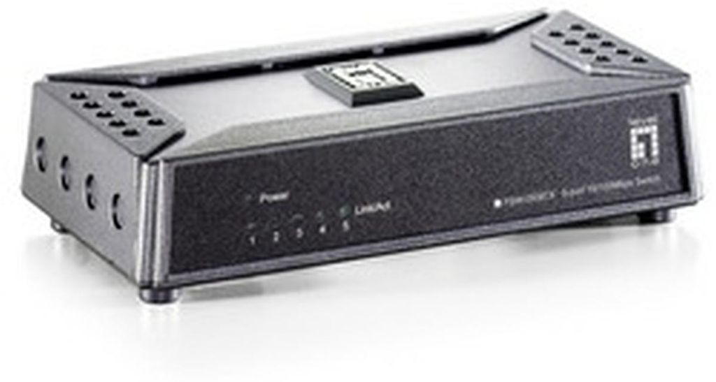 LevelOne 5-Port-Fast Ethernet-Switch, Unmanaged, Fast Produktbild 