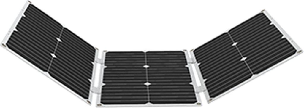 18V 60W Faltbares Solarpanel, hocheffizient, wasserdicht, 3-fach faltbar, Solarenergiepanel für Haus, Wohnmobil, Boot, 810x420x2,5mm