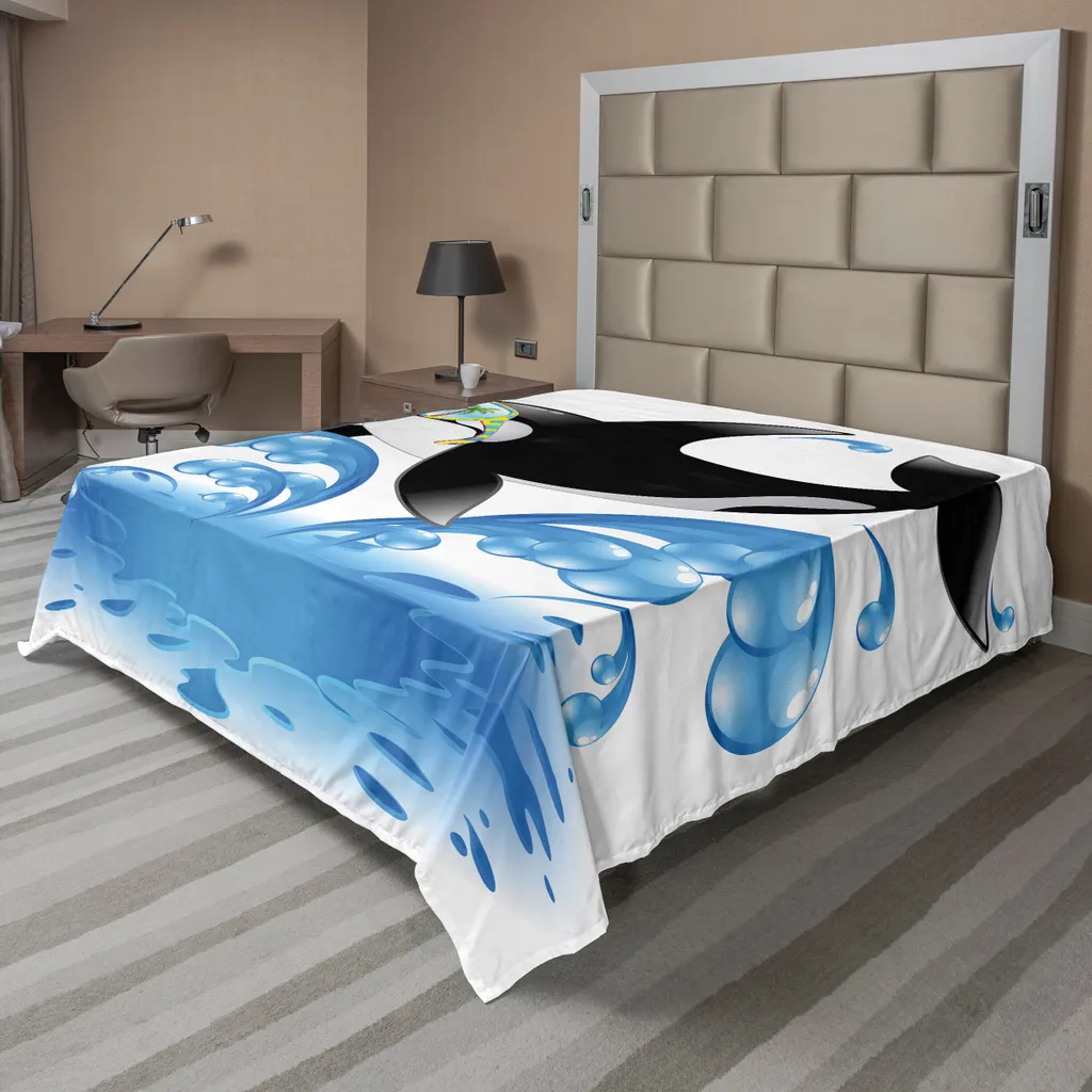 Drap de Dessus Décoratif Orque de Vacances 260x228 cm en Tissu Doux
