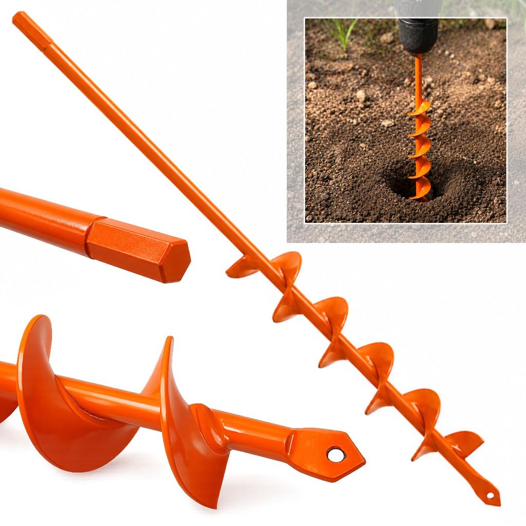 Gartenbohrer für Bohrmaschine und Akkuschrauber, 45 cm Produktbild 