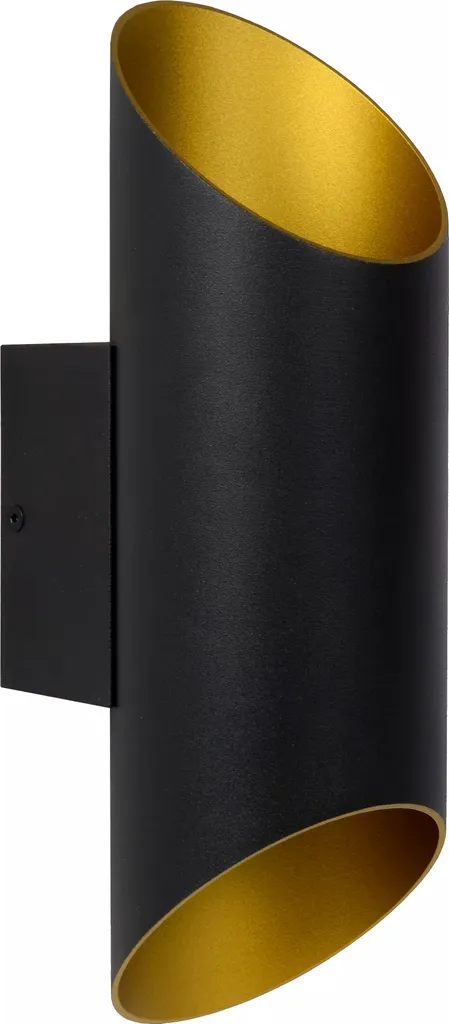 Applique Intérieure Design Métal Noir et Doré QUIRIJN pour Ampoule G9