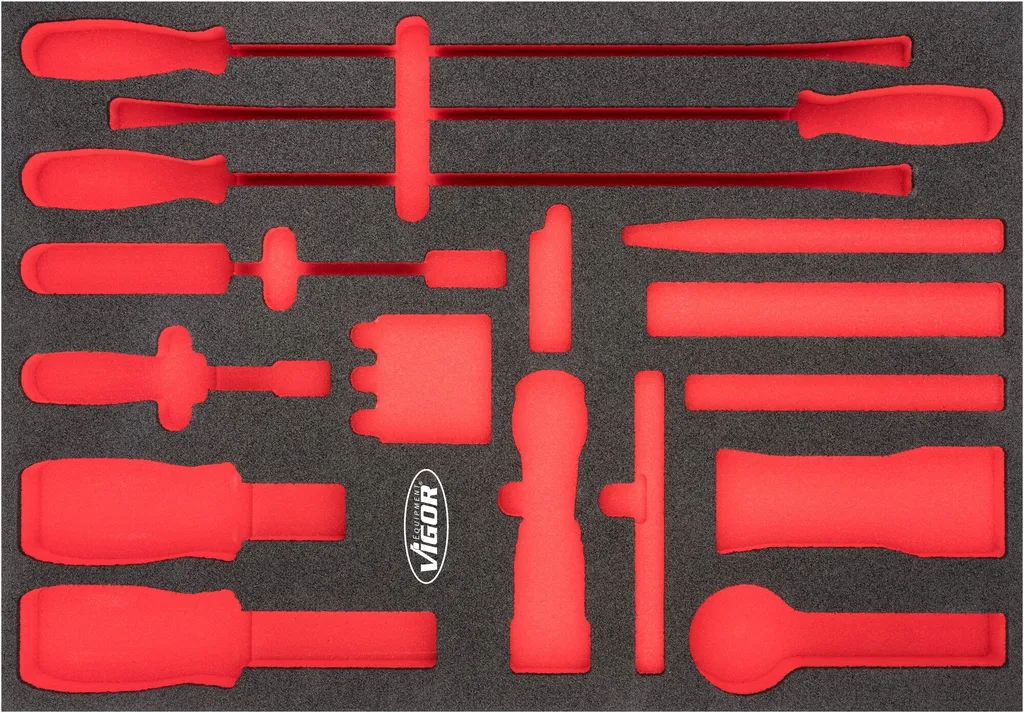 Cuvetta VIGOR V6818-L 563x393x35mm: Proteggi i Tuoi Attrezzi con Stile