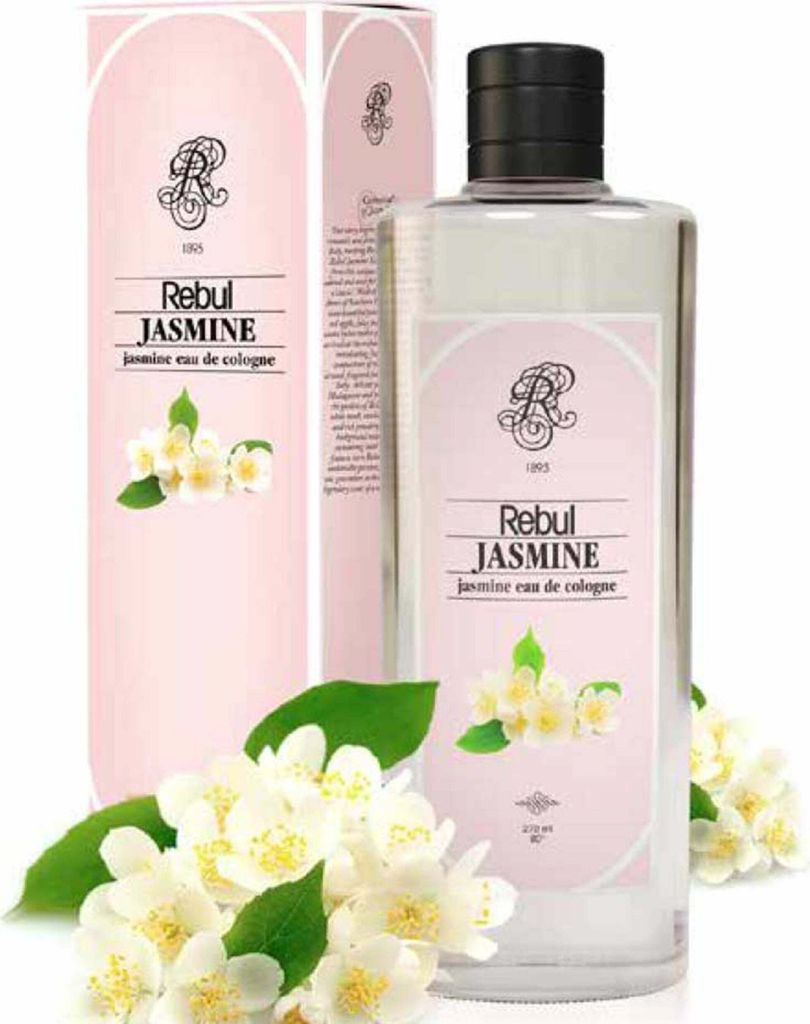 Rebul Eau de Cologne | Kölnisch Wasser für Herren Glasflasche After Shave, Cologne, Rasierwasser für Herren und Damen - Jasmine 250ml