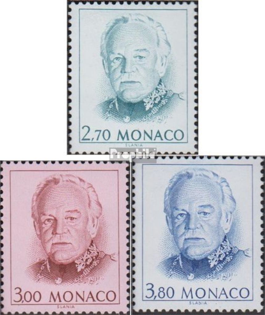Briefmarken Monaco 1996 Mi 2287,2302-2303 (kompl.Ausg.) postfrisch Freimarke: Fürst Rainier III.