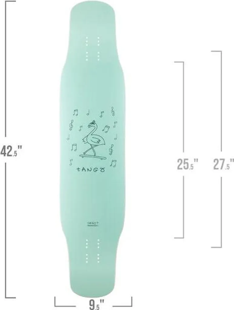 Deck Zenit Tango Haute Performance - Planche Skateboard en Érable et Carbone - 2
