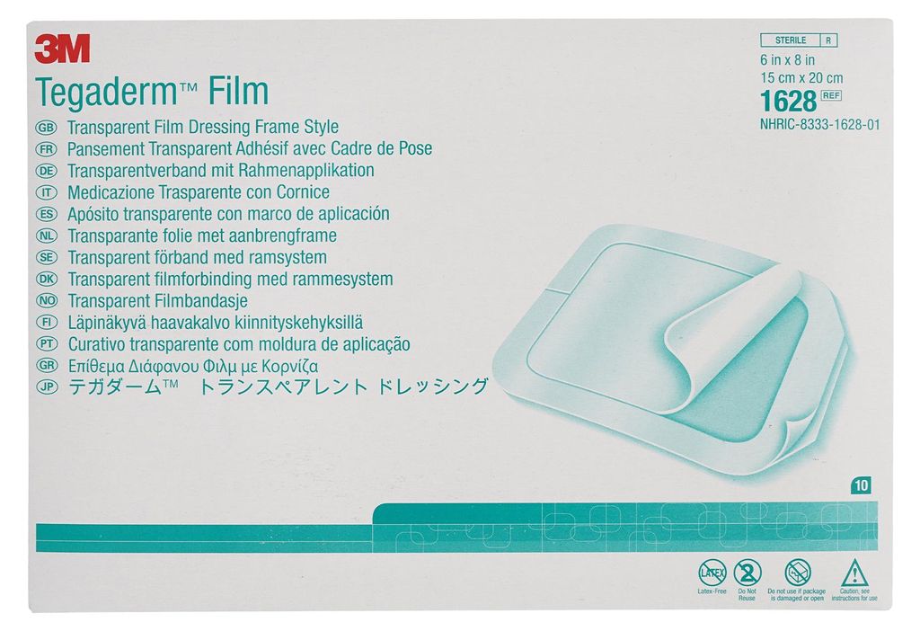 Tegaderm Film 15x20 cm 1628 10 pcs Image du produit 