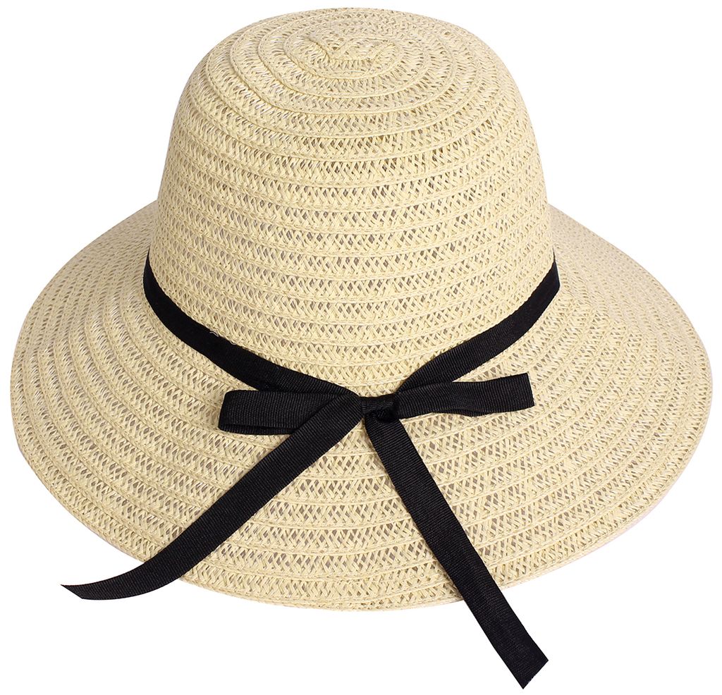 Damen Strohhut 58 Beige