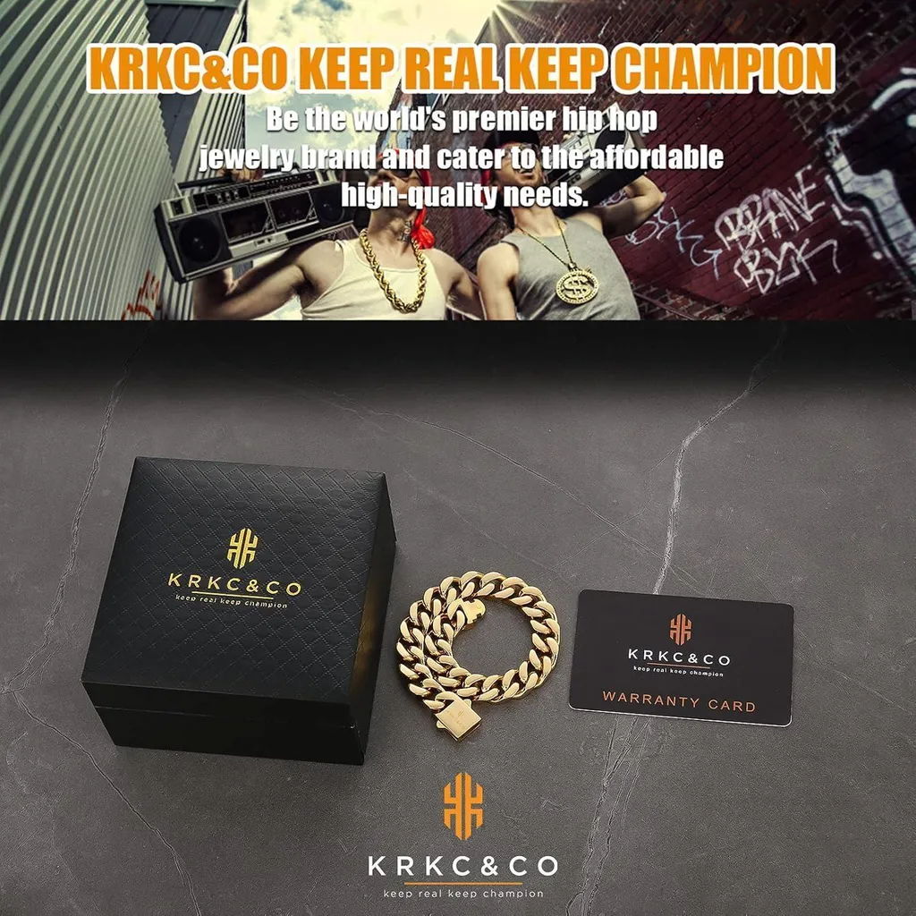 Bracciale Cubano Uomo Oro 18K Acciaio Inox 12mm - Gioielleria Online - 6