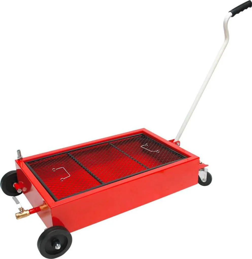 Carter d'huile mobile 38 L anti-éclaboussures pour sol de garage propre